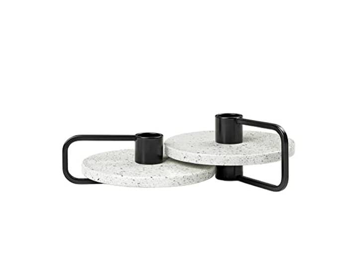 Blomus 65756 Bougeoir Blanc H 6 cm\, H 4 cm\, P 14 cm\, Ø 12\,5 cm
