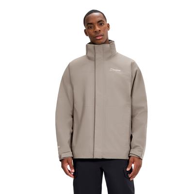 Funktionsjacke BERGHAUS "HILLWALKER 2.0 IA JKT AM", Herren, Gr. M, beige (char), Obermaterial: 100% Polyamid. Futter: 100% Polyester, Jacken Funktionsjacke, mit zwei Reißverschlusstaschen, atmungsaktiv, wasserdicht