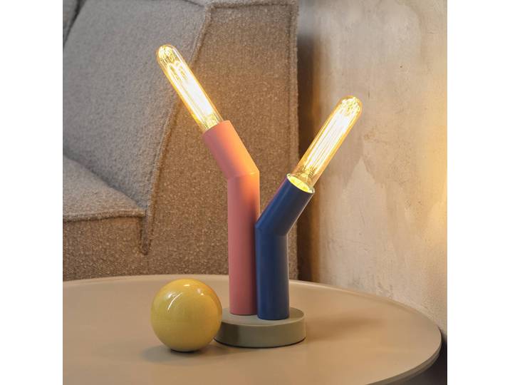 OSRAM Tischlampe Decor Straw, Multicolour, für Wohn- / Esszimmer, Metall, Modern