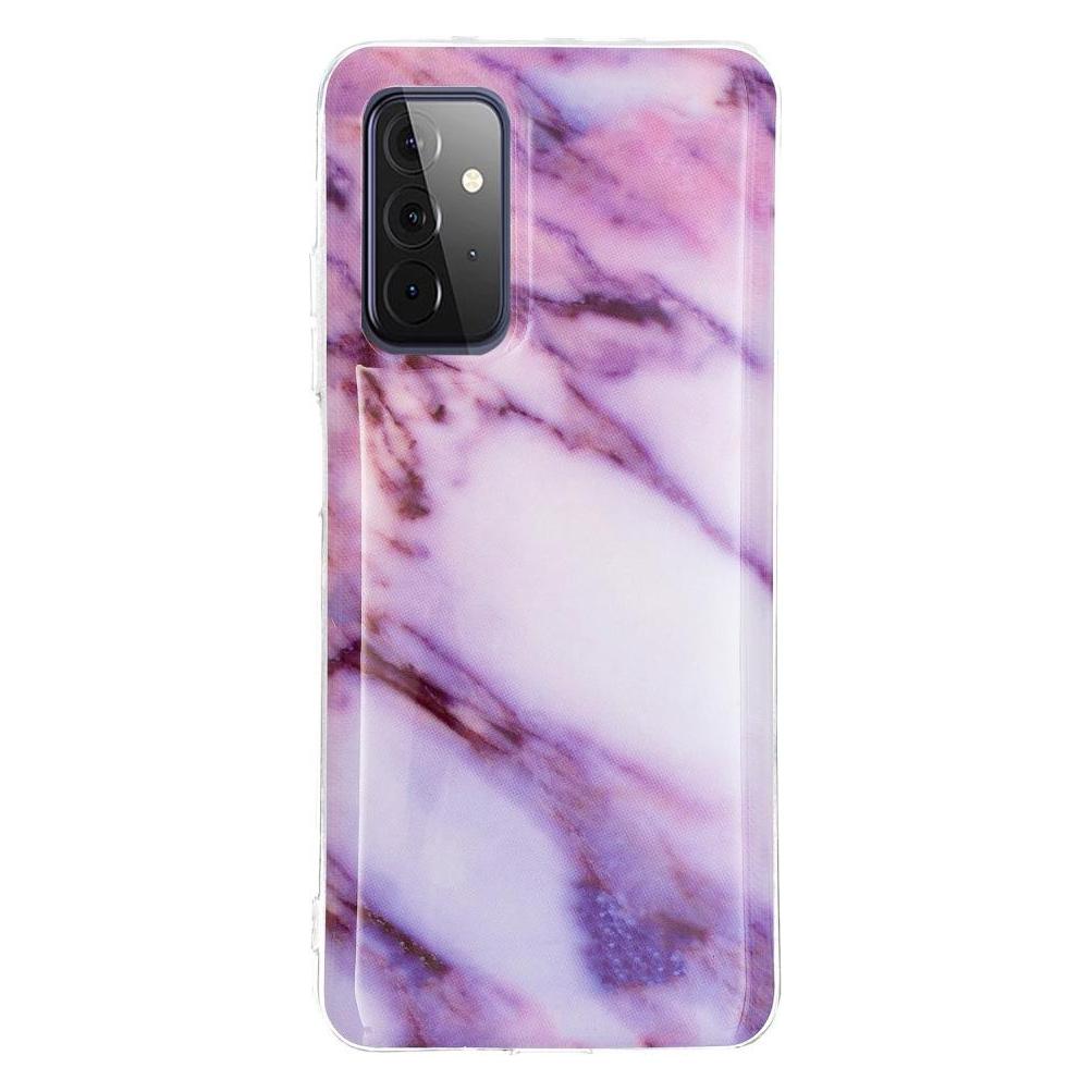 Cover-Discount Galaxy A72 - Softes Silikon Gummi Case pink Marble (Samsung Galaxy A72) (101234420A)