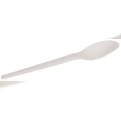 packbio Bio Mehrweg-Löffel weiß 16,5 cm CPLA, kompostierbar Karton (1.000 Stück)