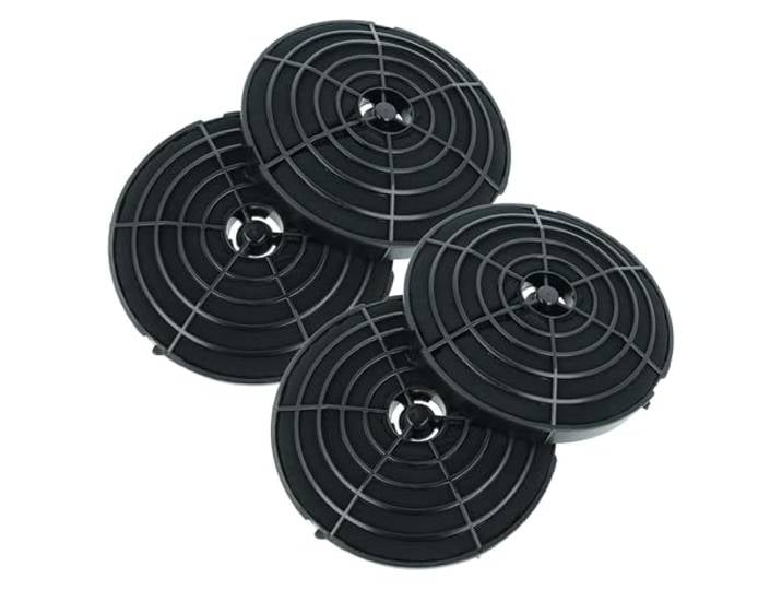 vhbw 4x Filtres à charbon actif compatible avec Ikea PRF0137340 UPPFRISKANDE\, VINDRUM hotte aspirante - 17\,8 cm