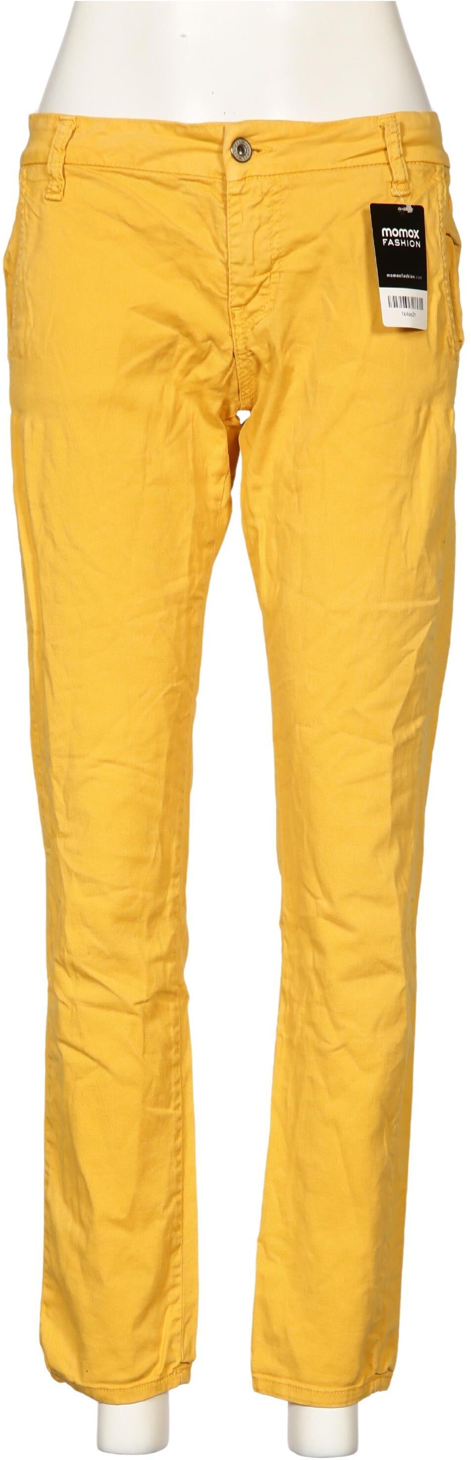 Please Damen Jeans, Gelb, Gr. S, Baumwolle / Seide - Second Hand
