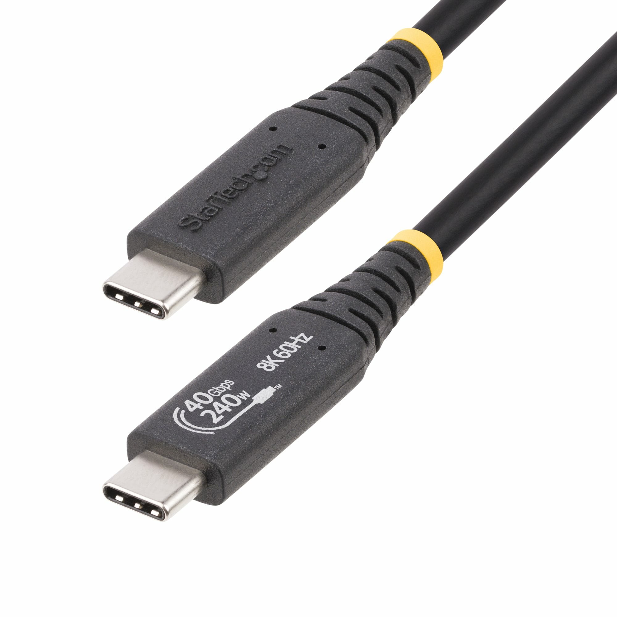 StarTech.com USB-C USB4 Ladekabel 1m 240W PD 4K 240Hz 8K 120Hz 40Gbps 1M-40G-USB4-CABLE