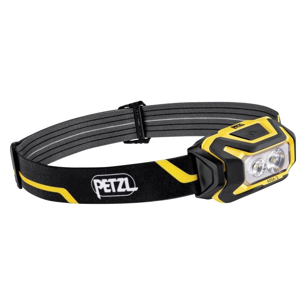 Petzl E070AB00 Headlamp ARIA 2 black/yellow (450 lm) (E070AB00)