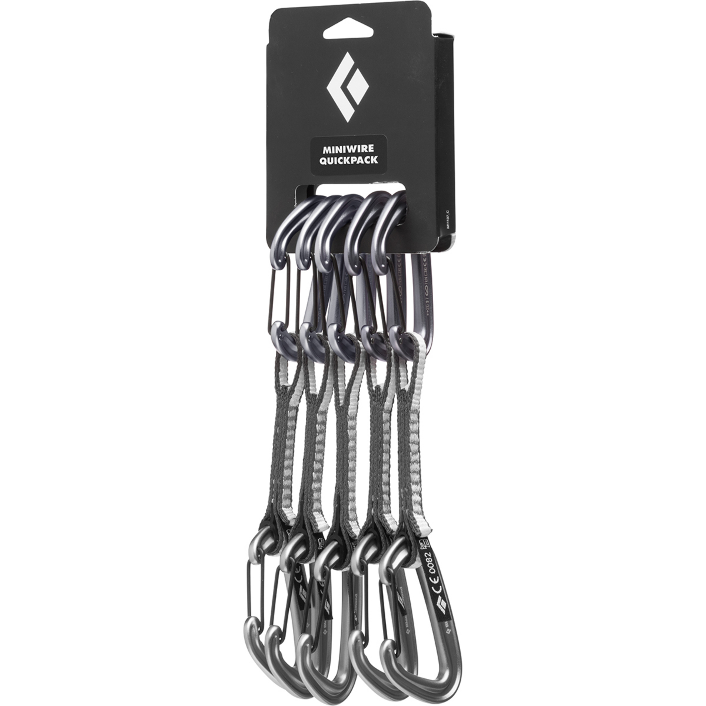 Black Diamond Miniwire Expressset 6er Pack Express-Sets schwarz Alpinklettern
