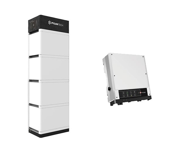 GoodWe 48V FORCE-L2 14.21 + GW5048-EM (ONLY IT/BE) PYLONTECH LV LITHIUM-IONEN-BATTERIE + ZUBEHÖR