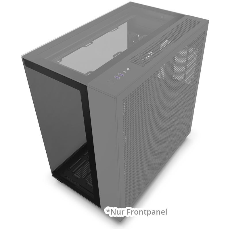 NZXT H9 (2023) Series Ersatzteil Panel vorne Schwarz Bulk