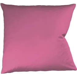 fleuresse Bettwäsche Mako Satin Colours 009100-5015 himbeere Kissenhülle 80x80 cm