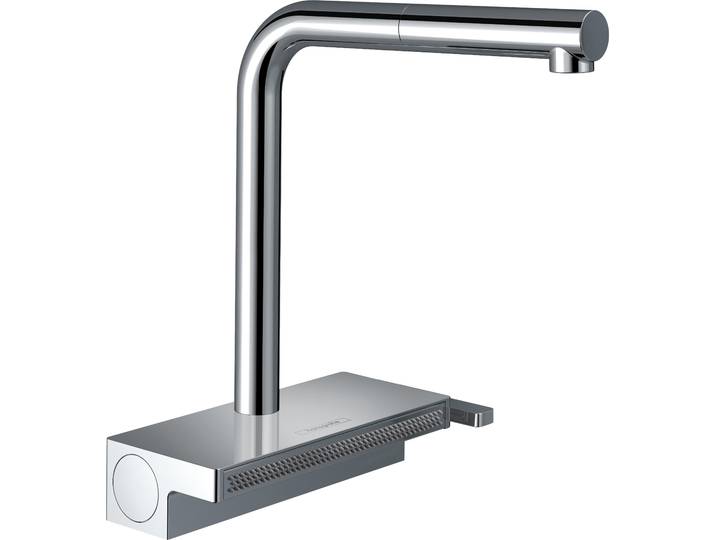 hansgrohe Aquno Select M81 Mitigeur de cuisine monocommande 250\, bec extractible\, 2 jets\, chrome