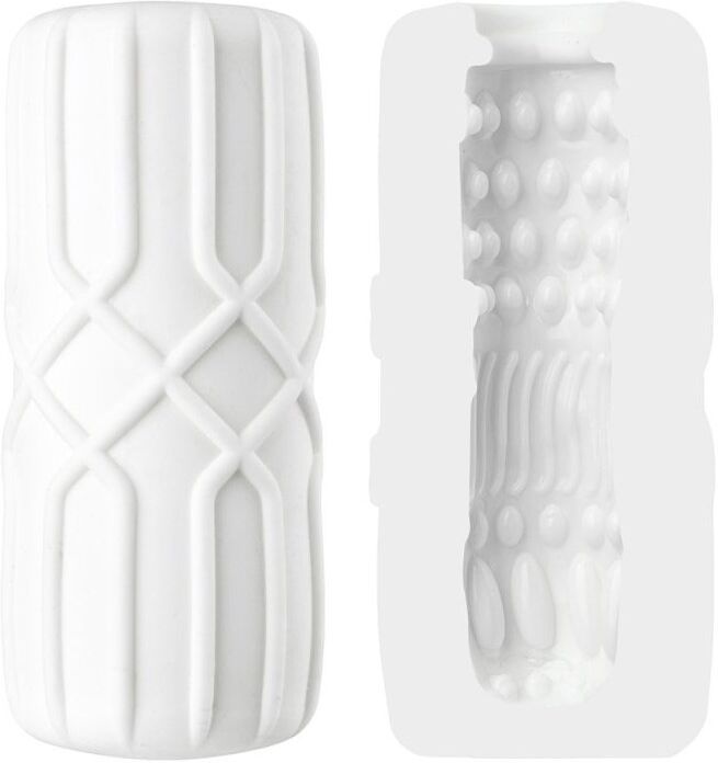 SuckMeToys Masturbateur Wavy Blanc