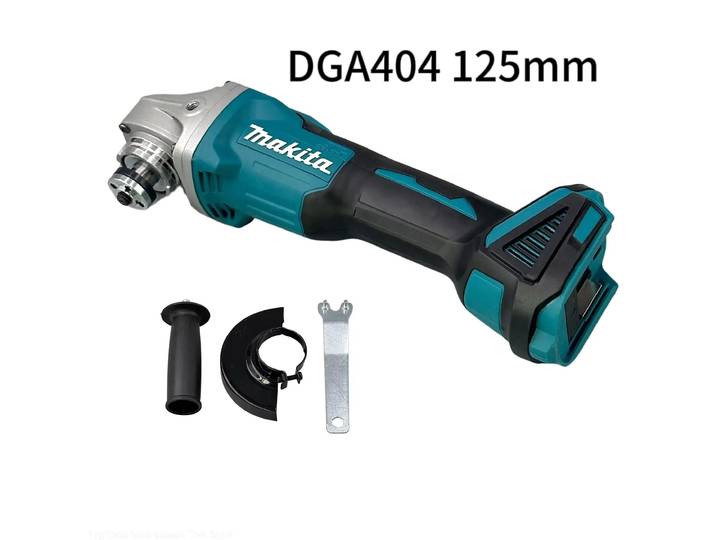 Meuleuse d'angle sans balais MAKITA DGA404, 18V, 8500 tr/min, 100mm, pour la découpe et le meulage de pierre, de béton et de carrelage, pour batterie Makita 18V