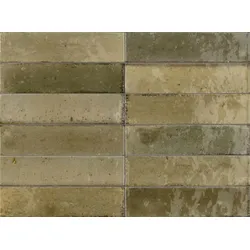 Marazzi Lume Musk 6x24 cm Dekor Wand Glänzend Strukturiert Lux