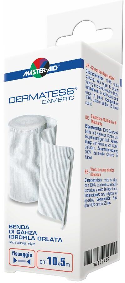 PIETRASANTA PHARMA SpA Master-Aid Cambric Dermatess, 1 benda