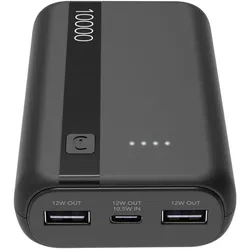 10000 mAh Powerbank USB Typ-C  Entry (Schwarz)