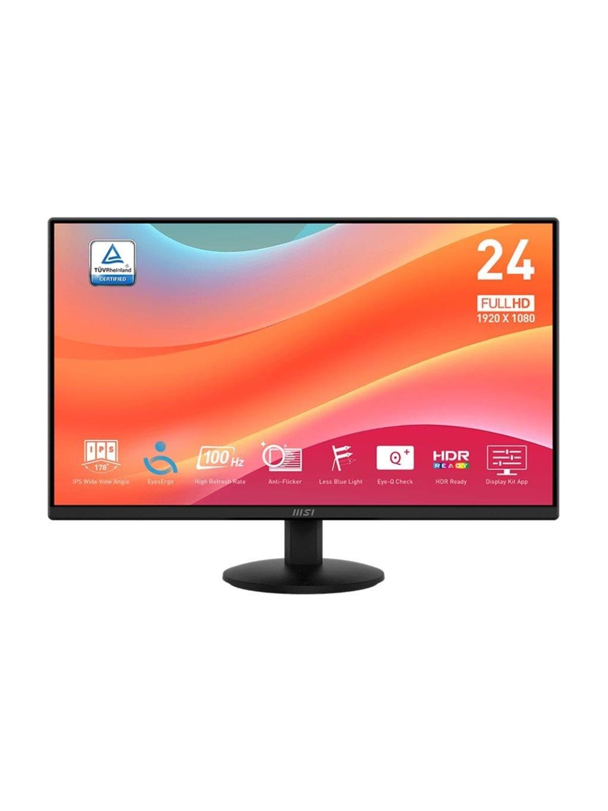 24" MSI PRO MP242L - 1920x1080 (FHD) - 100Hz - IPS
