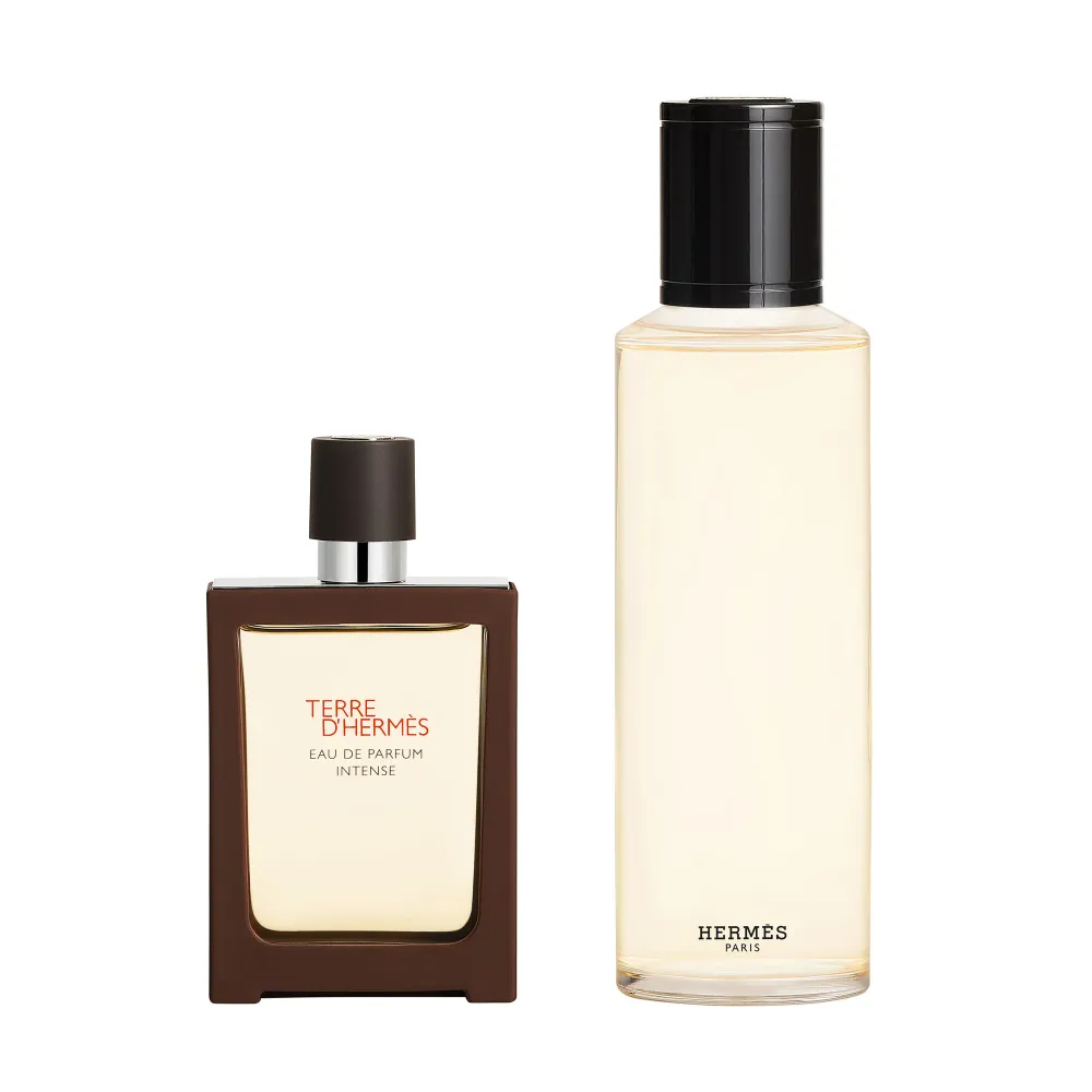 HERMÈS - Terre d'Hermès Eau de Parfum Intense Vaporisateur de voyage 30 ml + recharge 200 ml - Kapao Parfumerie en ligne française
