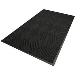 Schmutzfangmatte Mamatting WaterHog Diamond 180x250 cm haltbare, schmutzabweisende Matte, charcoal