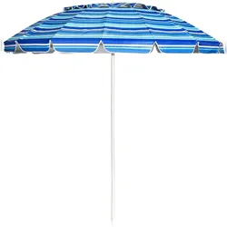 COSTWAY Sonnenschirm für Strand, Markt, Garten, neigbar, mit Verankerung für Outdoor.