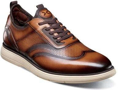 Stacy Adams Edgewood - Mens 9 Red Oxford Shoes Medium