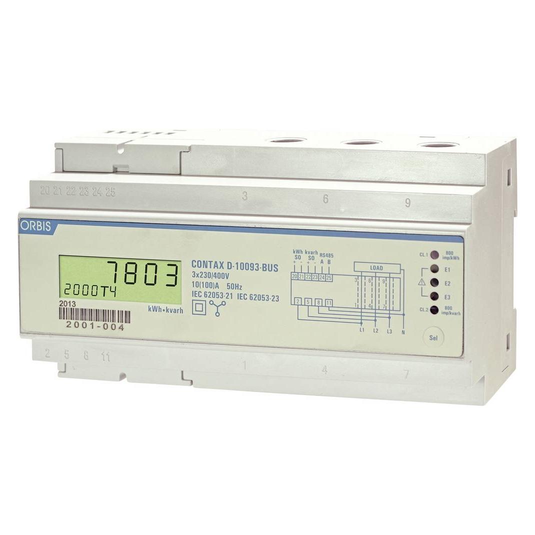 Orbis Zeitschalttechnik kW-Zähler OB709200 Wechselstromzähler digital 100 A MID (OB709200)