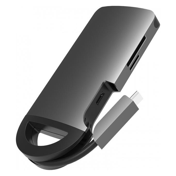 UMAX U-Connect H7 USB-C Station/Replikator (UB307) (USB-C, 7 Ports) (UB307)