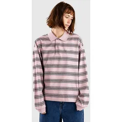 Carhartt WIP Bronson Polo bronson stripe / hortensia Gr. XS