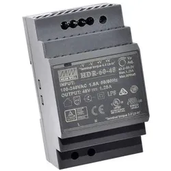 MeanWell, Systemstromversorgung, Hutschienen Netzteil (DIN Rail) 48 V/DC 1.25 A 60 W 1 x