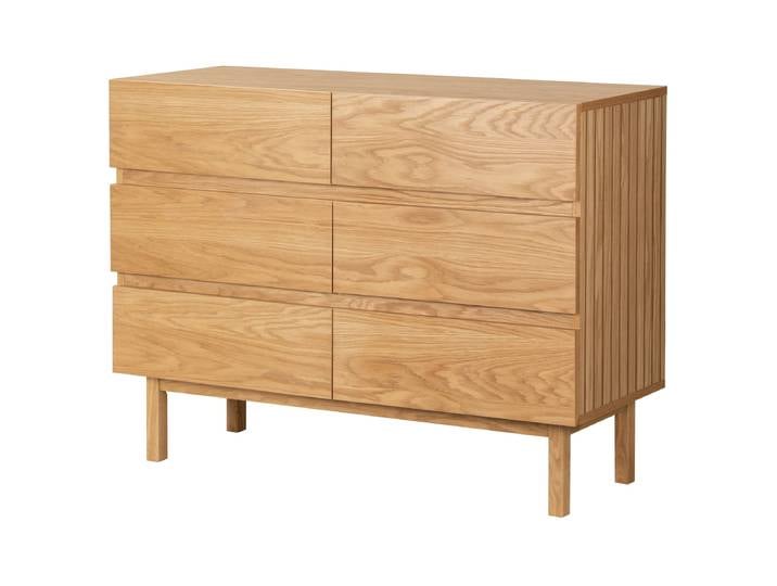 Furnierte Kommode Vindoc 120cm Beige