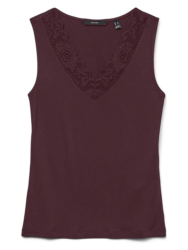 Vero Moda Top in Bordeaux - L