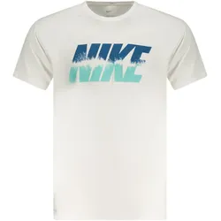 Nike, Herren, Funktionsshirt, Herren Kurzarm-T-Shirt Weiss (L), Weiss