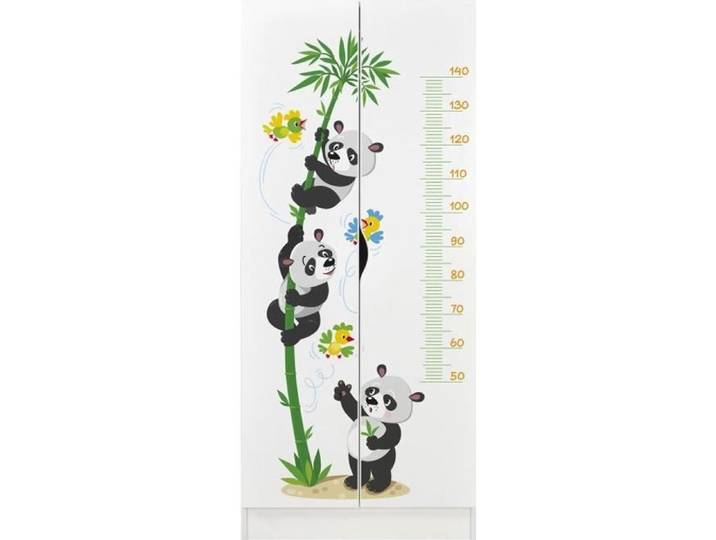Armoire blanche deux portes 246237PA Roma /motif Panda