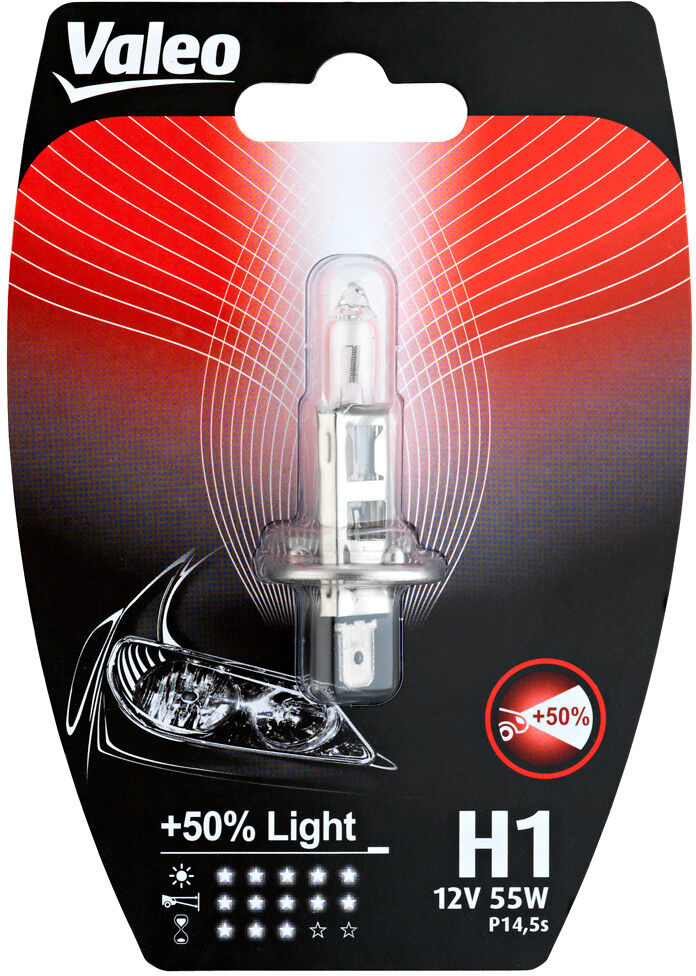 Valeo Glühlampe, Fernscheinwerfer +50% Light 032502