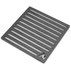 Ofenrost aus massivem Stahl - 22x22cm - langlebiger als Gussroste - für Öfen und Kamine