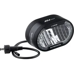 Akku-Scheinwerfer B54 MAX, Supernova, LED, schwarz, Fernlicht, 450 lx, Supernova, W-B54MAX-HD-MBLK