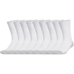 adidas Unisex Socken, 9er Pack - Essentials Climacool Crew Socken, Logo Weiß / 43-45