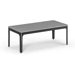 Konferenztisch NOVA, 120 x 60 cm, abgerundete Kanten, Graphit