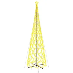 vidaXL LED-Weihnachtsbaum Kegelform Warmweiß 3000 LEDs 230x800 cm