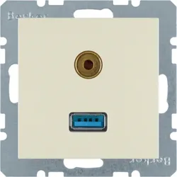 Berker Steckdose USB/3,5mm Audio 3315398982