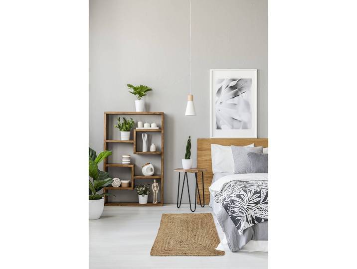 Teppich Salo Beige 80 x 200cm Jute / Baumwolle