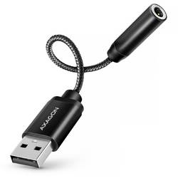 AXAGON USB 2.0 Adapter [1x USB-A Stecker - 1x Klinkenbuchse 3.5 mm] ADA-HA