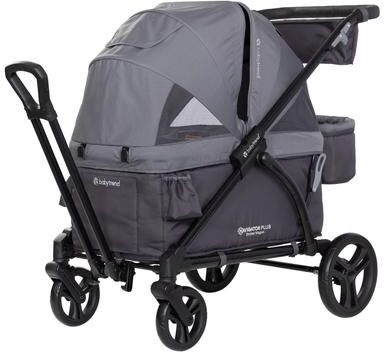 Baby Trend Navigator PLUS 2-in-1 Stroller Wagon, Dash Midnight