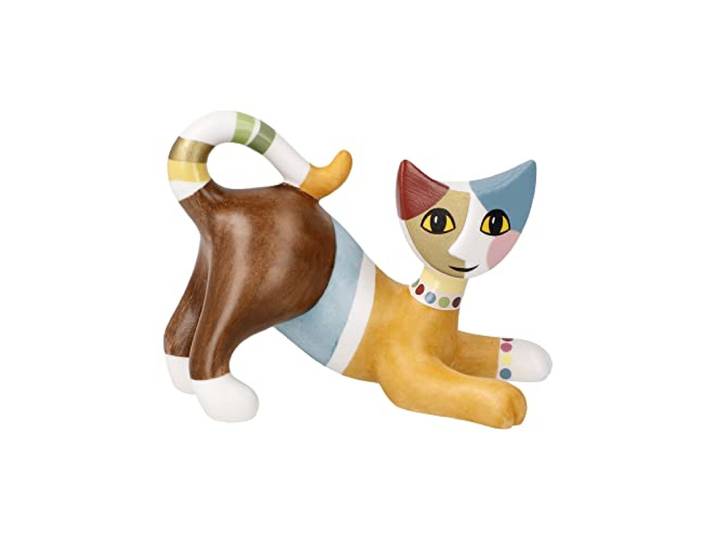 Goebel Minikat Milena van de kunstenaar Rosina Wachtmeister van biscuit porselein, 31400831, 9x4,5x6,5 cm
