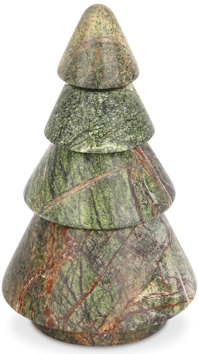 Marmeren Kerstboom Kaarsenhouder 3-in-1 voor Tafel Decoratie