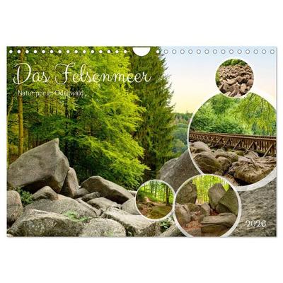 Das Felsenmeer - Natur pur im Odenwald (Wandkalender 2026 DIN A4 quer), CALVENDO Monatskalender