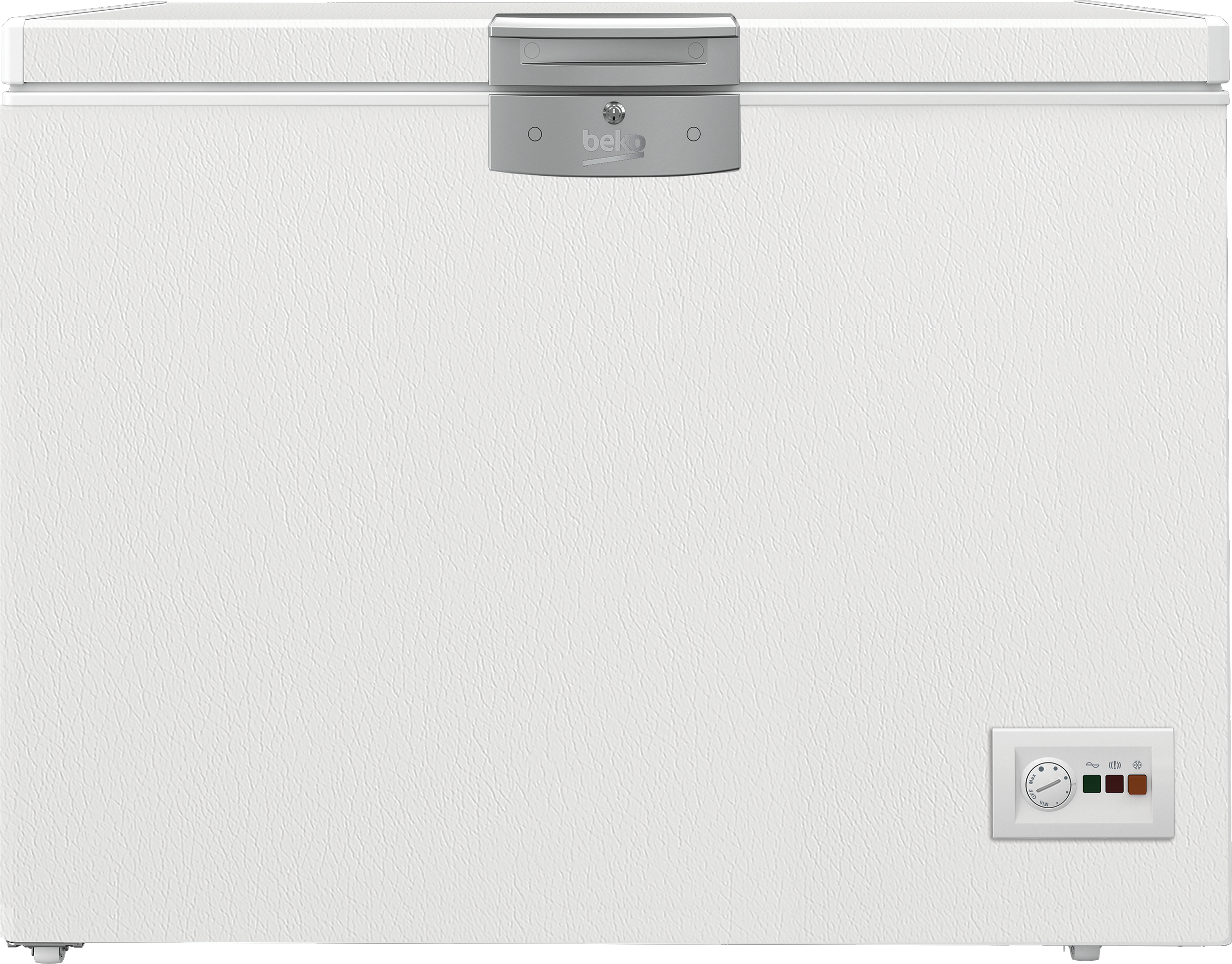 Beko Gefriertruhe "HSM22340", Energieeffizienz: D, silber (weiß), B/H/T: 110,5cm x 86cm x 67,5cm, Gefriertruhen, Gefriertruhe