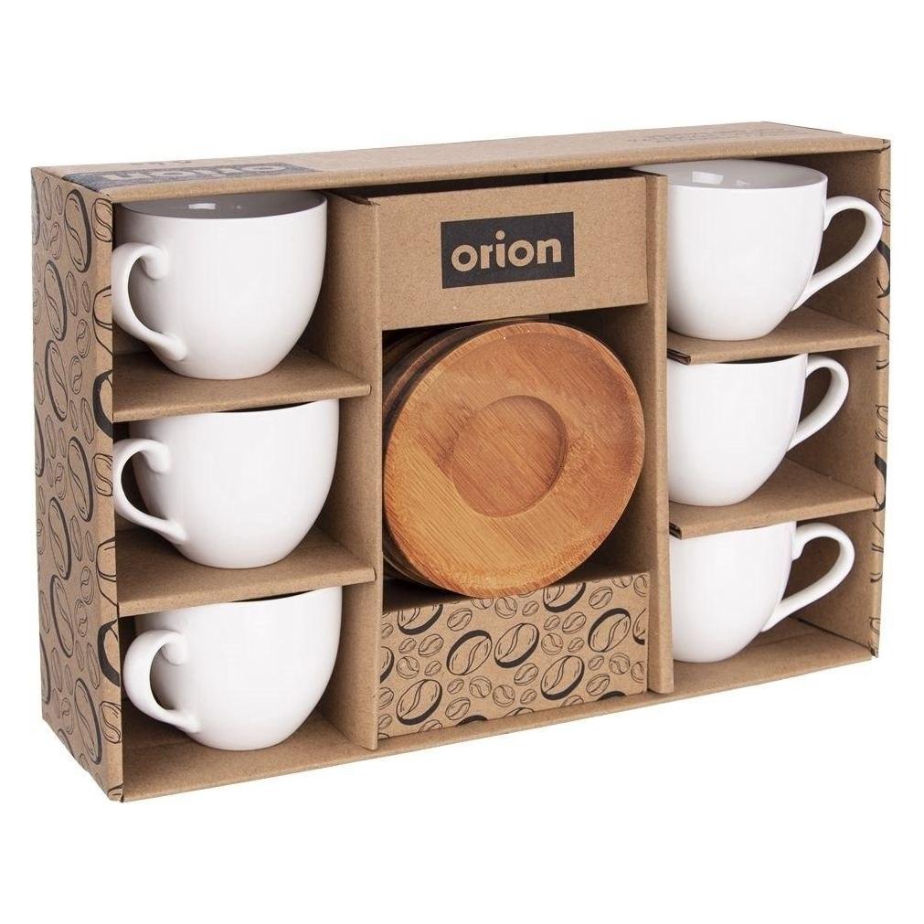 Orion Filiżanka porcelanowa, filiżanki, zestaw filiżanek do kawy, espresso, 100 ml, 6 sztuk (47976140)
