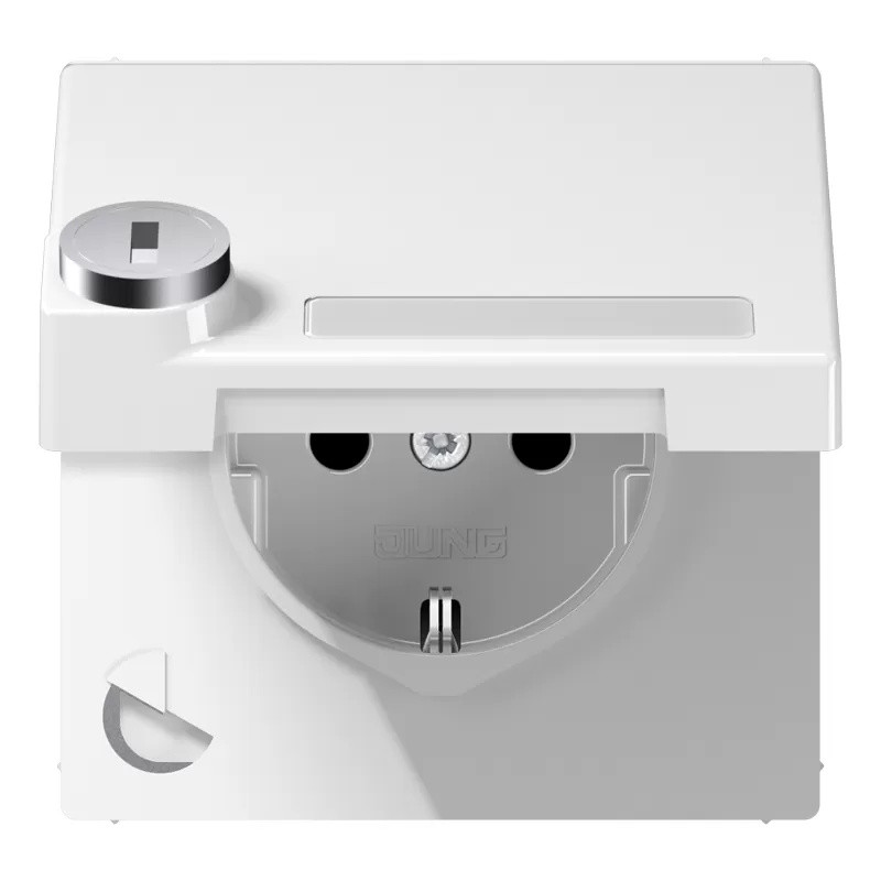 Jung LS 1520 Wandcontactdoos Type F Wit (LS1520NAKLSLWW)