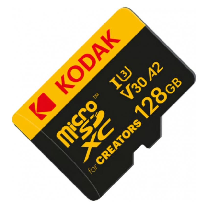 Kodak mSD 128 GB UHS-I U3 Creators mit Adapter (128 GB, microSDXC, U3, UHS-I) (3126170185303)