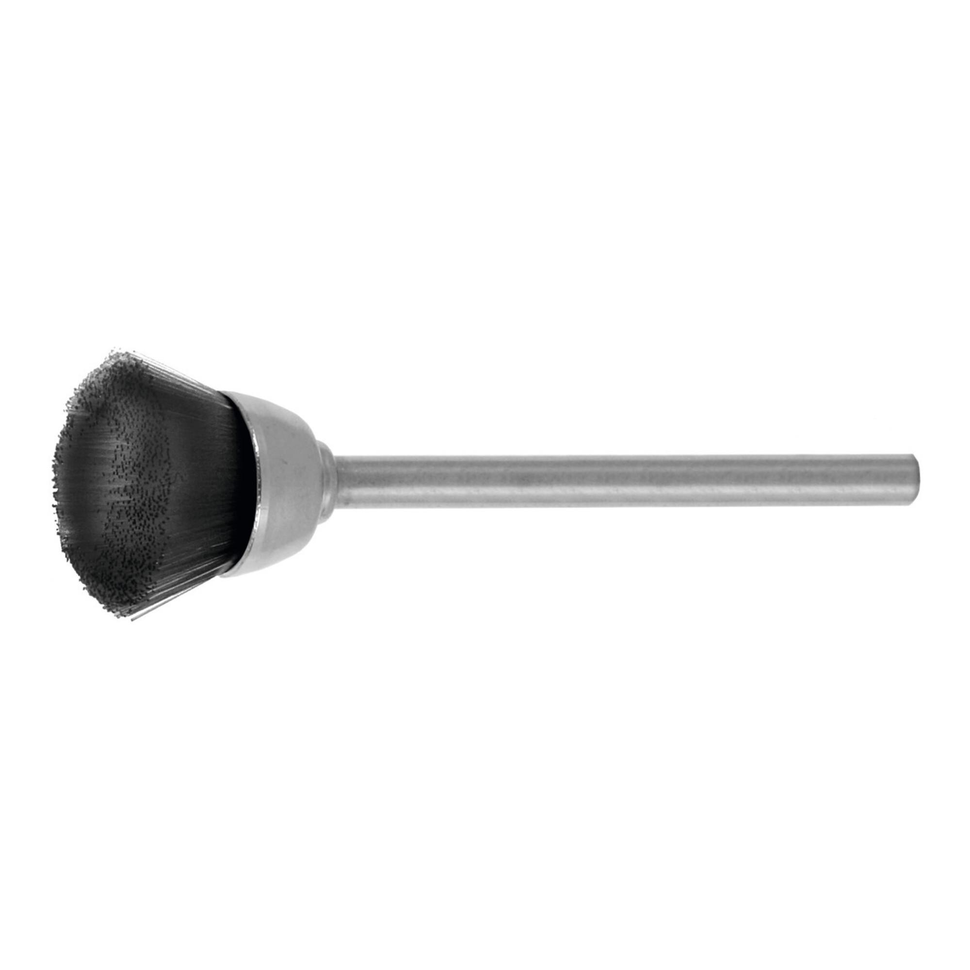 Lessmann Miniatur-Topfbürste Naturborsten (schwarz), Bürsten-⌀ 15 mm (430001SB)